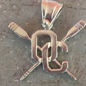 ⚓️Silver crossed oars OC Charm ⛵️⚓️